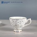 Antikes chinesisches blaues weißes Porzellan Teekanne Tassen Untertassen